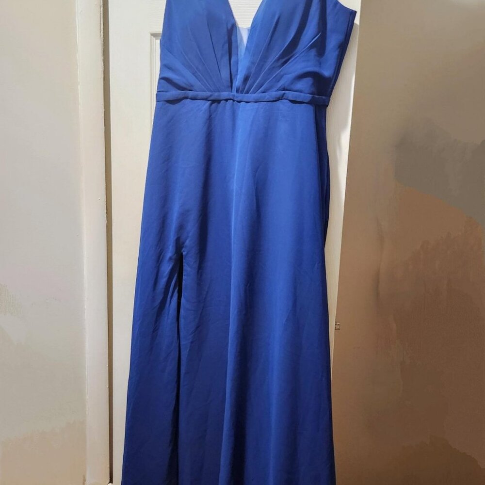 Elegant Blue Evening night prom Dress